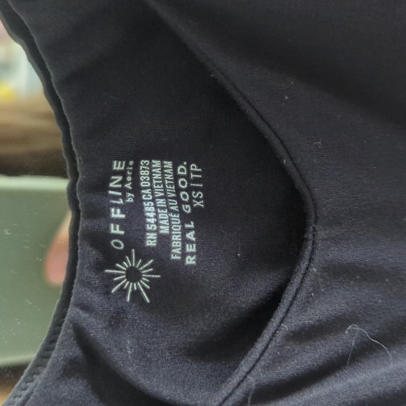 Aerie Size XS Black Tennis Dress - Picture 2 of 4